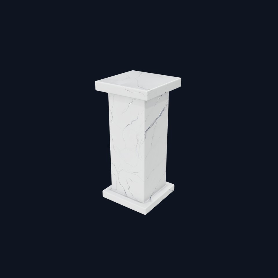 Marble Pedestal Model Pack